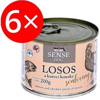 Falco Sense Dog losos a kura 200 g 6 ks (8594725086156)