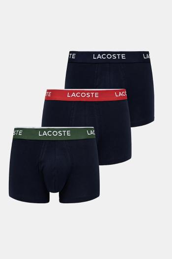 Boxerky Lacoste 3-pak pánske, tmavomodrá farba, 5H1297