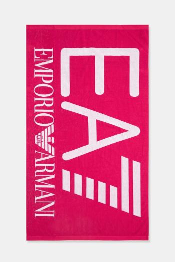 Bavlnený uterák EA7 Emporio Armani ružová farba, AF13300.7X000102