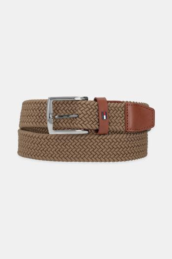 Opasok Tommy Hilfiger zelená farba, AM0AM13439