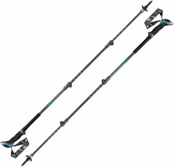 Leki Makalu Lite AS Black/Dark Anthracite/Petrol 100 - 135 cm Turistické palice