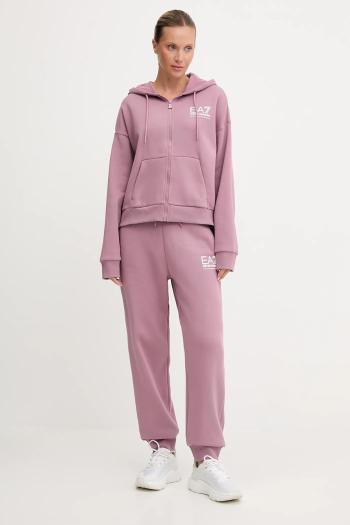 Tepláková súprava EA7 Emporio Armani ružová farba, AF10377-7W000425