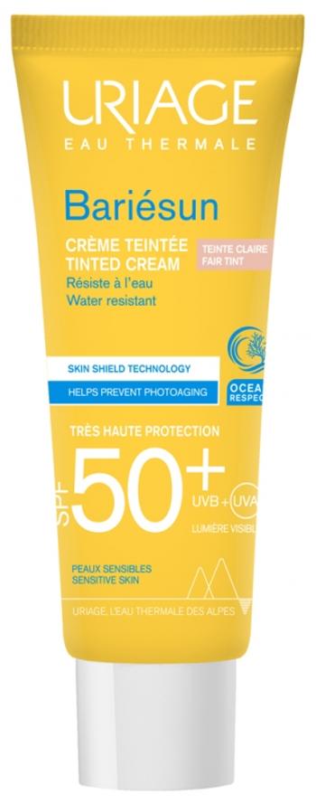 Uriage Tónovaný pleťový krém na opaľovanie SPF 50+ Bariesun Fair Tint (Tinted Cream) 50 ml