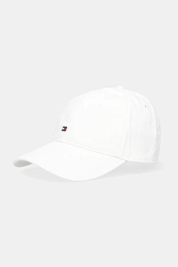 Bavlnená šiltovka Tommy Hilfiger biela farba, AM0AM13426
