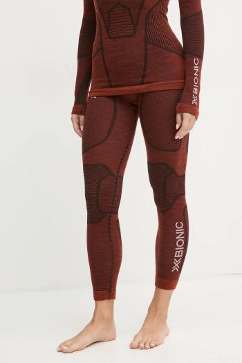 Funkčné legíny X-Bionic Symbio Merino oranžová farba, YPP2W24W