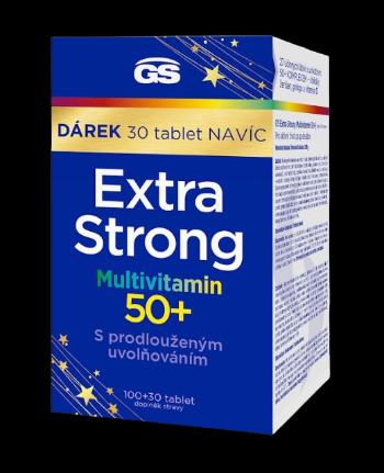 GS Extra Strong Multivitamín 50+, darček 100 + 30 tabliet