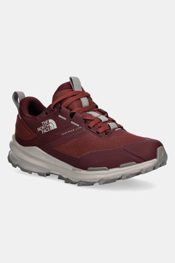 Topánky The North Face Vectiv Fastpack Lite WP dámske, bordová farba, NF0A8AFC82P1