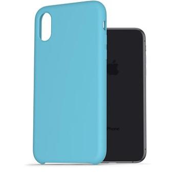 AlzaGuard Premium Liquid Silicone iPhone X / Xs modré (AGD-PCS0002L)