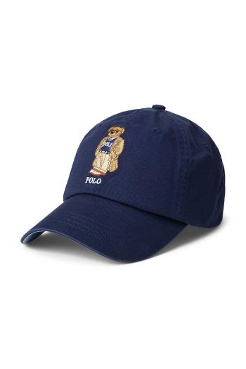 Bavlnená šiltovka Polo Ralph Lauren Cls Sprt tmavomodrá farba, s nášivkou, 710972684