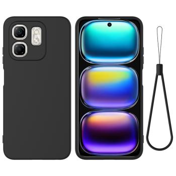 RUBBER Ochranný kryt pre Infinix Hot 50i čierny