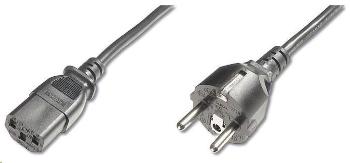 PREMIUMCORD Kábel napájací 230V/10A, rovná vidlica, 2m