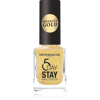Dermacol Infinity 5 Day Stay dlhotrvajúci lak na nechty odtieň 63 Gold 11 ml