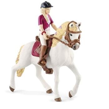 Schleich Blondína Sofia s pohyblivými kĺbmi na koni (4059433574318)