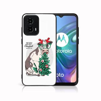 MY ART Kryt s vianočným dizajnom Motorola Moto G34 5G MERRY CHRISTMAS (074)