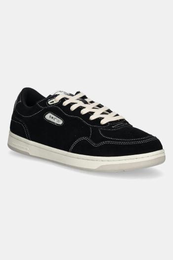 Tenisky Stepney Workers Club PRO CUP 01 SUEDE čierna farba, YQ01015
