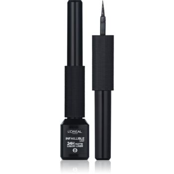 L’Oréal Paris Infaillible Grip 24h tekuté linky na oči odtieň 01 Black Signature 3 ml