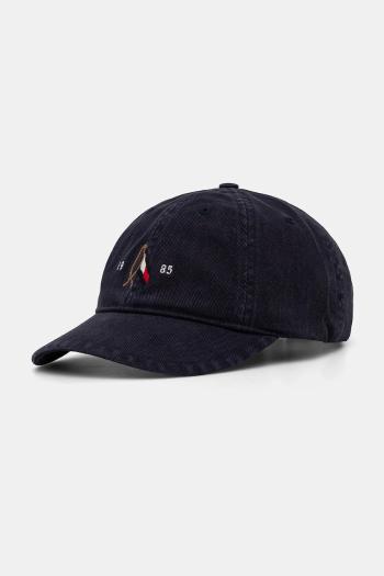 Šiltovka Tommy Hilfiger tmavomodrá farba, jednofarebná, AM0AM13348