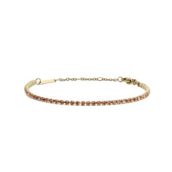 Daniel Wellington Oslnivý pozlátený náramok s kryštálmi Classic Tennis DW00401110