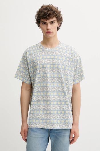 Bavlnené tričko Levi's pánske, šedá farba, vzorované, A0637