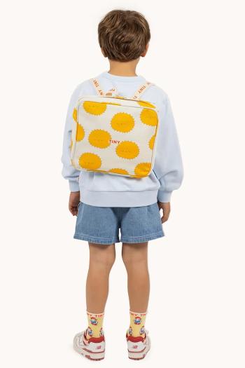 Detský ruksak Tinycottons SUN TODDLER BACKPACK béžová farba, malý, vzorovaný, SS25-402