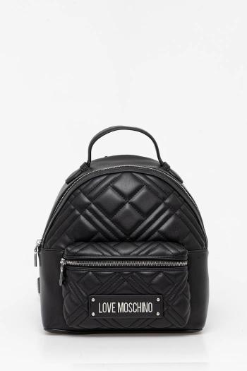 Ruksak Love Moschino dámsky, čierna farba, malý, jednofarebný, JC4148PP0MLA000B