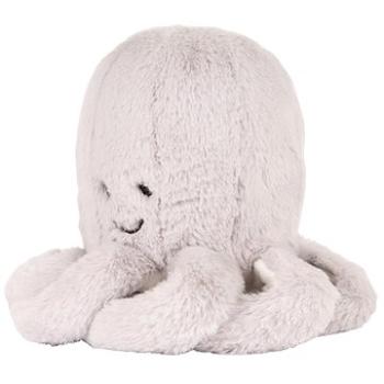 FLOW Hračka s tlkotom srdca Olly the Octopus Grey (8717953275592)