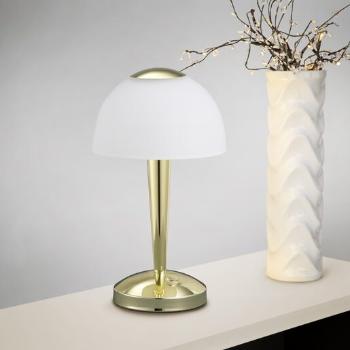 LED stolová lampa Trio Ventura mosadz 529990103