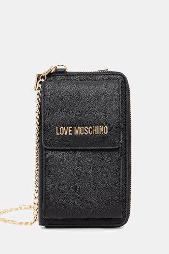 Peňaženka Love Moschino dámska, čierna farba, JC5701PP1NLD0000