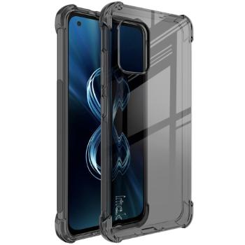 IMAK Ochranný silikónový kryt + fólia Asus ZenFone 8 (ZS590KS) čierny