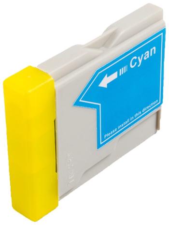 BROTHER LC-970 - kompatibilná cartridge, azúrová, 400 strán