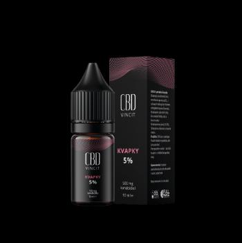 CBD VINCIT kvapky 5% 10 ml