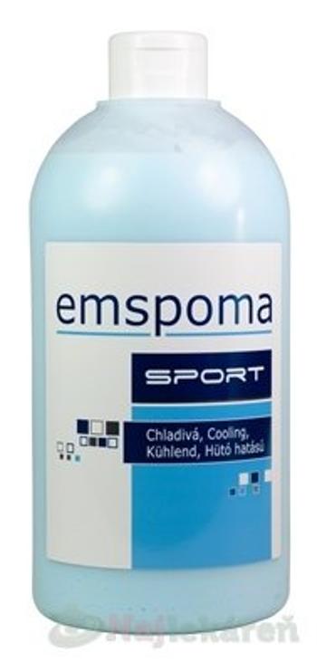 EMSPOMA Chladivá - modrá "M", masážna emulzia, odstraňuje únavu, 1000 ml