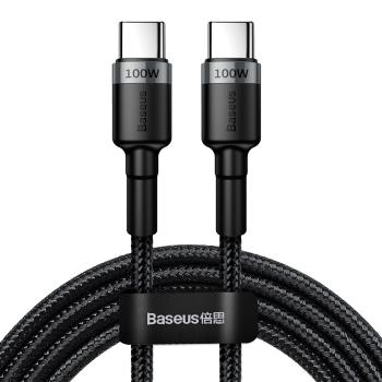 BASEUS CATKLF-ALG1 100W PD 2.0 Kábel USB Type-C - USB Type-C 2m čierny