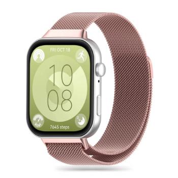 Tech-Protect Milanese remienok na Huawei Watch Fit 3, rose gold