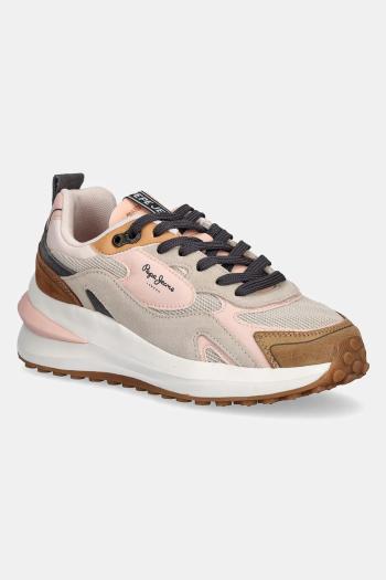 Tenisky Pepe Jeans WINSLOW SWEET dámske, béžová farba, PLS60037