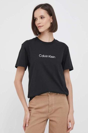 Bavlnené tričko Calvin Klein čierna farba,K20K205448