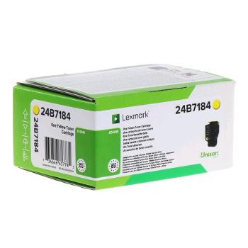 Lexmark 24B7184 žltý (yellow) originálny toner