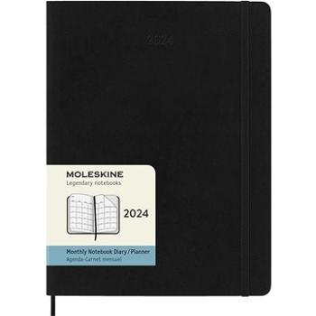 Moleskine 2024 XL, mäkké dosky, čierny M (DSB12MN4Y24)
