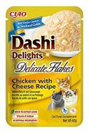 Churu Cat Dashi Delights Deli Flakes Chick&Cheese 40g 3 + 1 ZADARMO