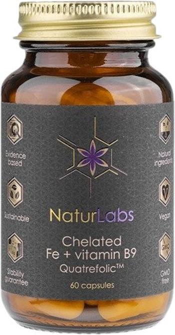 NATURLABS Železo chelátové + B9 60 kapsúl