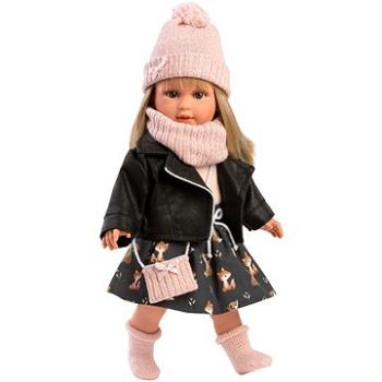 Llorens 54040 Carla – reálna bábika s mäkkým látkovým telom  – 40 cm (8426265540402)