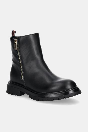 Detské topánky Tommy Hilfiger čierna farba, T3A5-33566