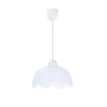 Závesná lampa Pansy 18 1x60W e27 biele tienidlo