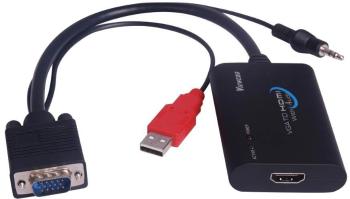 Átalakító PremiumCord VGA + Audio Converter -> HDMI