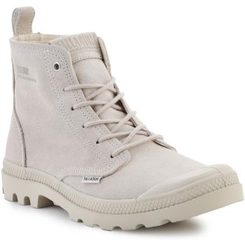 Palladium  Pampa Hi Skin 74379-155-M White Cap Gray  Členkové tenisky Biela