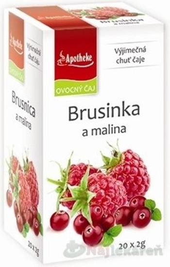 APOTHEKE PREMIER SELECTION ČAJ BRUSNICA A MALINA, 20x2 g