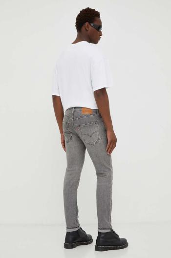 Rifle Levi's 512 SLIM TAPER pánske, šedá farba