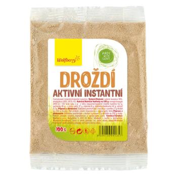 WOLFBERRY Droždie aktívne instantné kvasnice 100 g