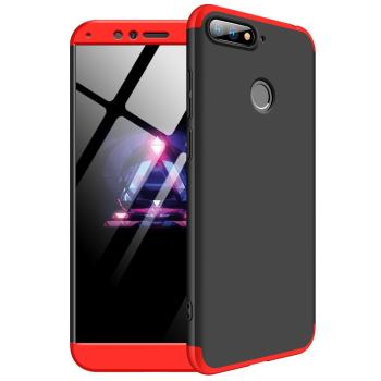 360° Ochranný kryt Huawei Y6 Prime 2018 čierny-červený