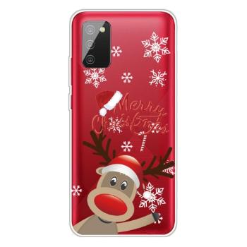 ART CHRISTMAS Silikónový kryt Samsung Galaxy A03s DEER